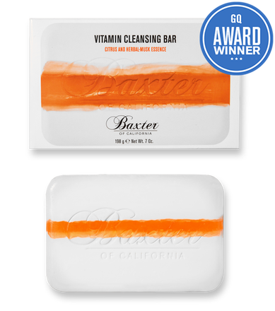 Baxter Vitamin Cleansing Bar - Citrus and Herbal Musk - 198g