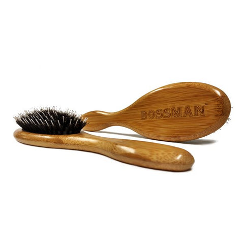 Bossman Brands Beard Brush With Boar Hair & Nylon Bristle