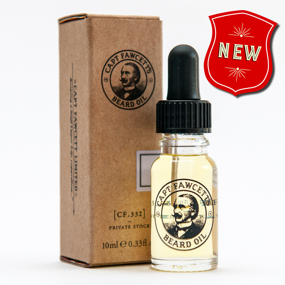 Captain Fawcett Beard Oil Private Stock Travel Sized - 10ml