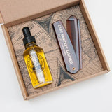 Captain Fawcett Beard Oil and Pocket Comb Kit