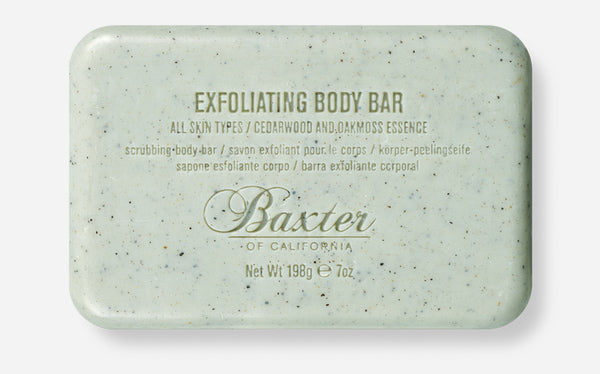 Baxter of California Exfoliating Body Bar Cedarwood & Oakmoss– 198g