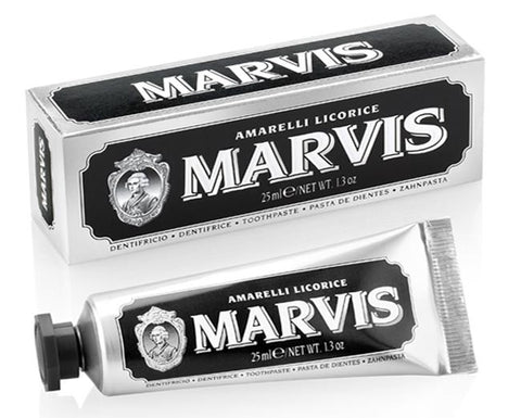 Marvis Amarelli Licorice Mint Travel Sized Toothpaste - 25ml