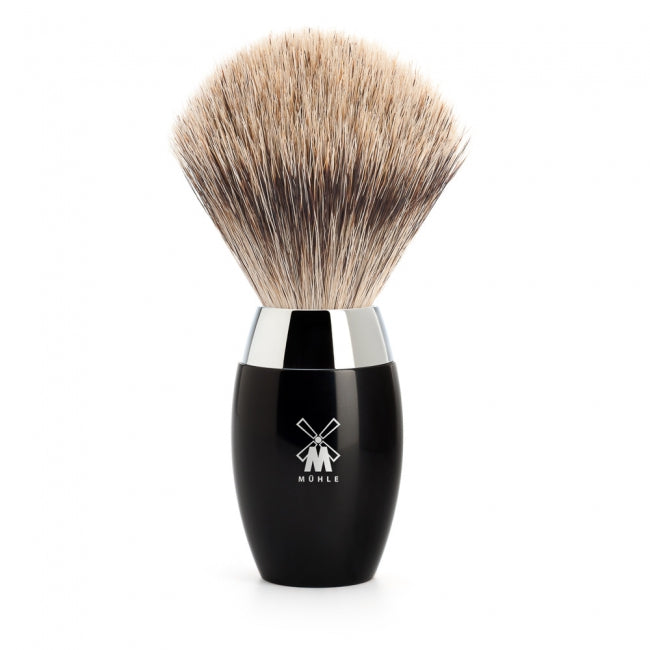 Muhle Kosmo 281 K 876 Fine Badger Hair Shaving Brush – Black Resin