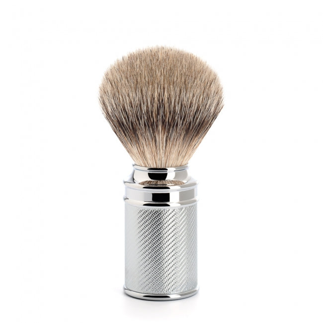 Muhle Traditional M89 Silvertip Badger Hair Shaving Brush - Metal
