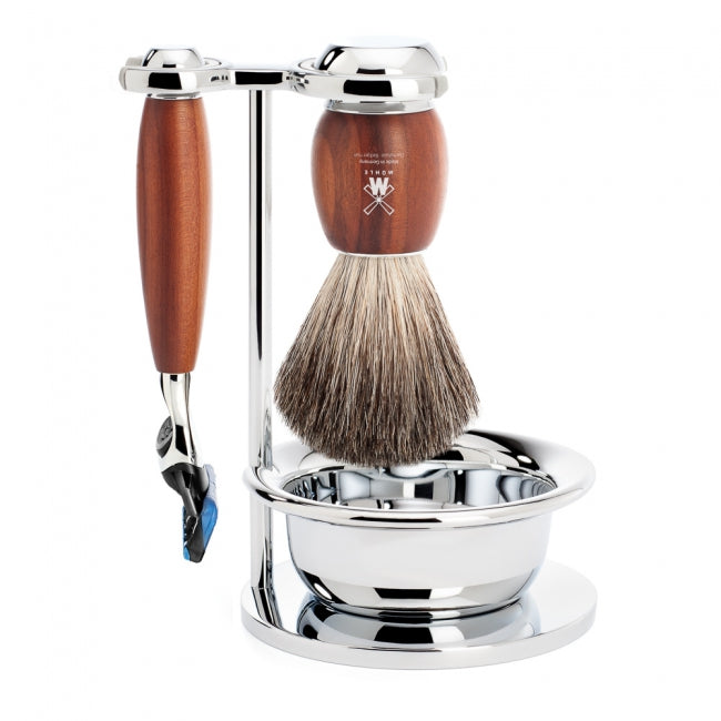 Muhle Vivo S 81 H 331 SF 4 Piece Shaving Set – Plum Wood