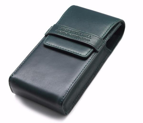 Truefitt & Hill Cologne Leather Travel Holder – Green