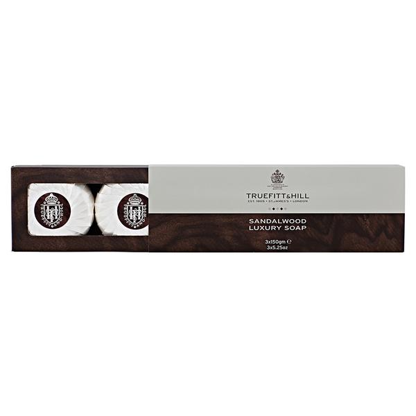 Truefitt & Hill Sandalwood Luxury Triple Soap- 3 x 150g