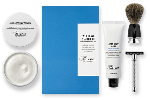 Baxter of California Shaving Kit with Brush & Razor