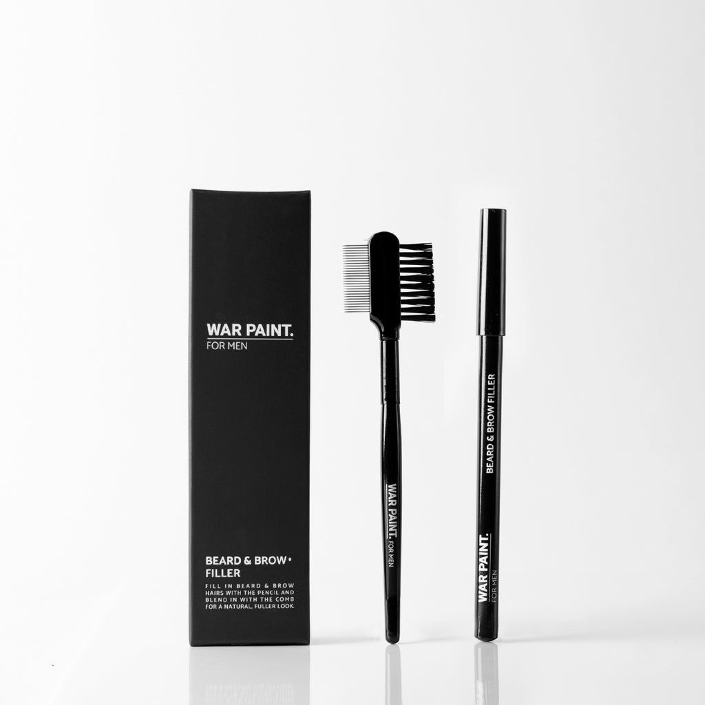 War Paint For Men Beard and Brow Filler - Grey - 8ml