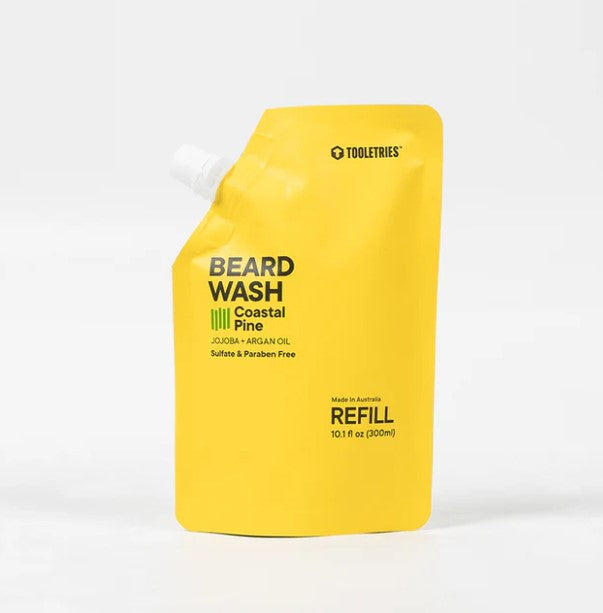 Tooletries Beard Wash Refill - Coastal Pine 300ml