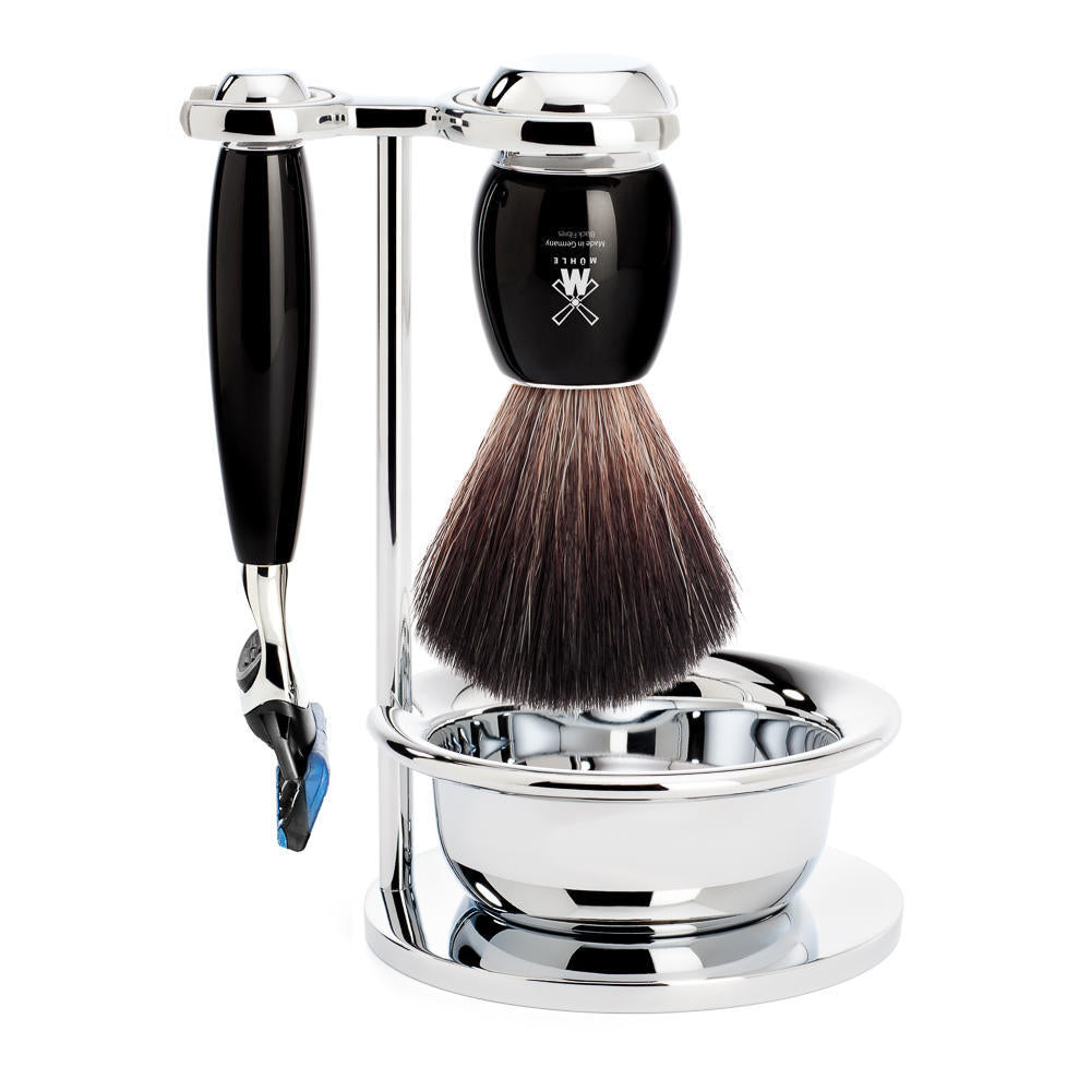 Muhle Muhle Black 4-pce Fibre Shave Set ( Fusion )