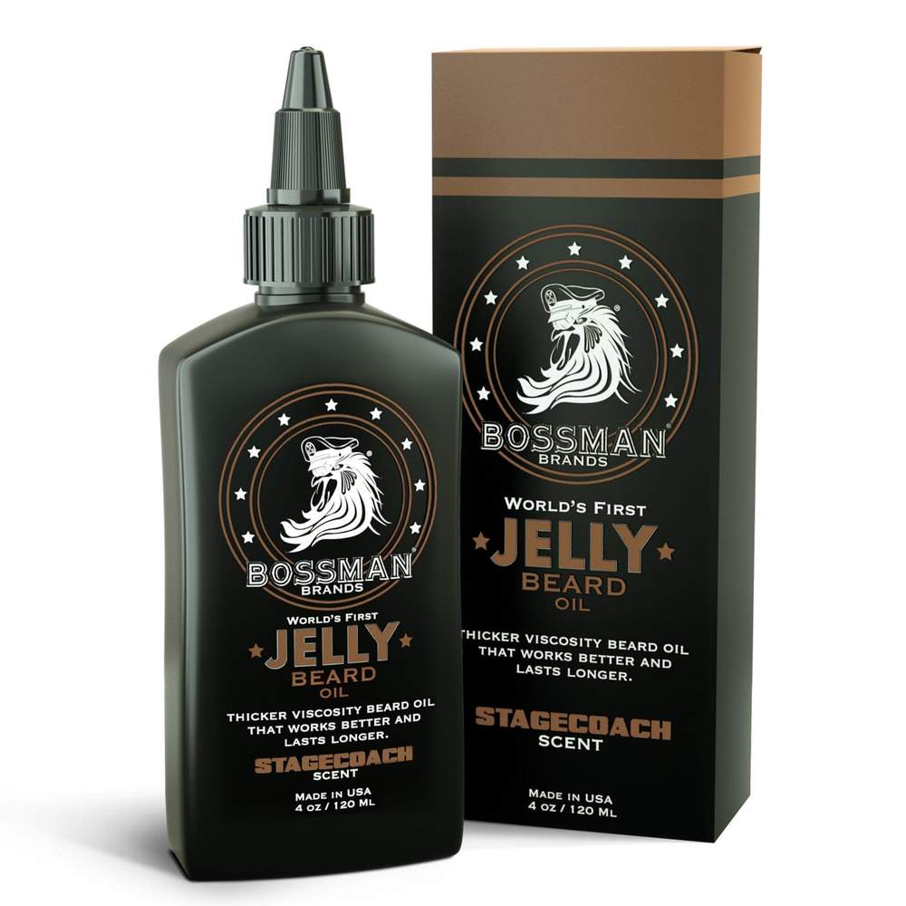 Bossman Brands Jelly™ Stagecoach Scent Beard Oil – 120ml
