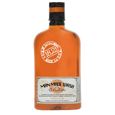 18.21 Man Made Wash Conditioning Shampoo and Body Wash - Noble Oud - 532ml