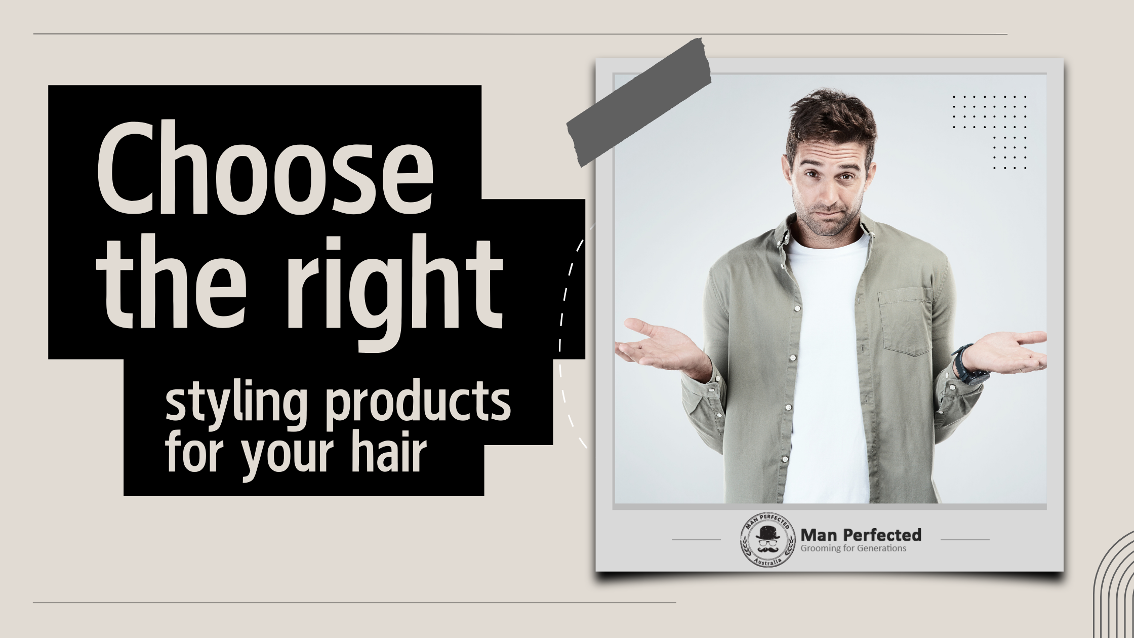 Choose the right styling products for your hair