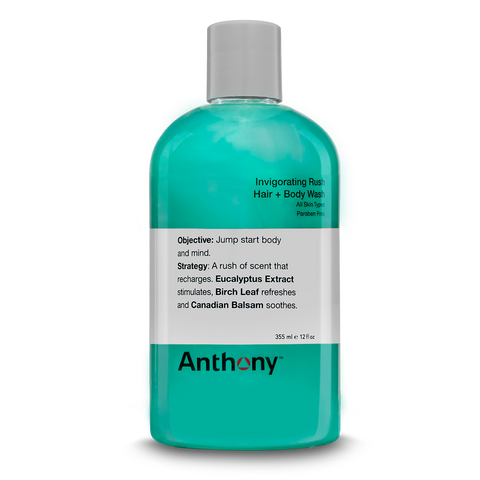 Anthony Invigorating Rush Hair + Body Wash - 355ml