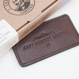Captain Fawcett Leather Case for Folding Pocket Moustache Comb