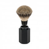 Muhle Hexagon 3 Piece Shave Set - Silvertip Badger Hair – Graphite