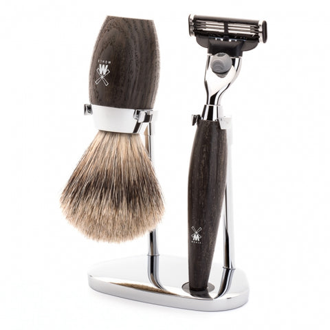 Muhle Kosmo S281 H873 3 Piece Shaving Set – Bog Oak
