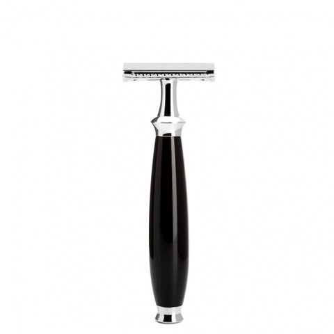Muhle Purist R 56 SR Closed Comb Safety Razor – Black Resin