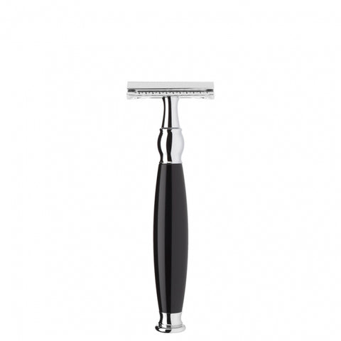 Muhle Sophist R 44 SR Closed Comb Safety Razor – Black Resin