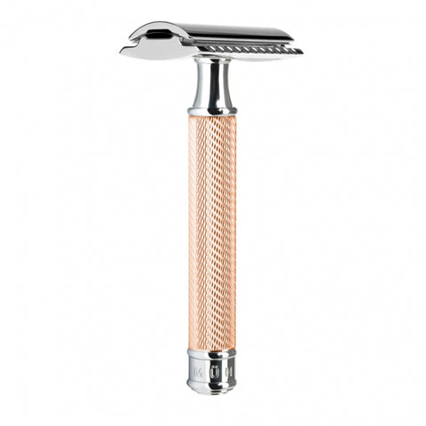 Muhle Traditional R89 Closed Comb Safety Razor – Rosegold