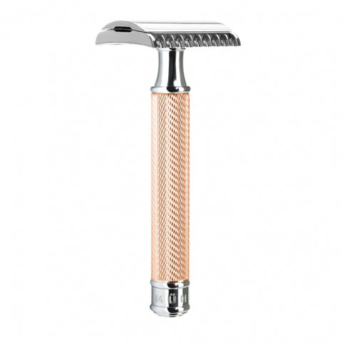Muhle Traditional R41 Open Tooth Comb Safety Razor – Rosegold