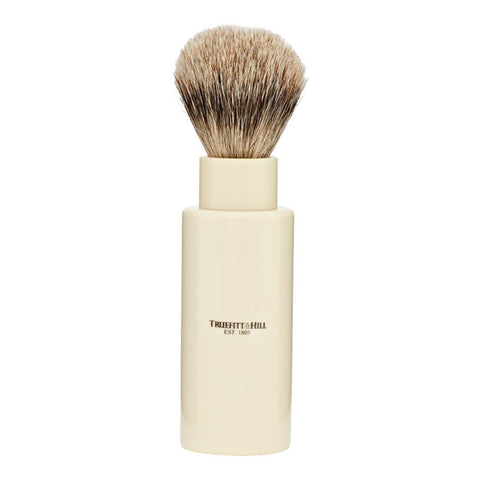 Truefitt & Hill Turnback Travel Super Badger Shaving Brush – Ivory