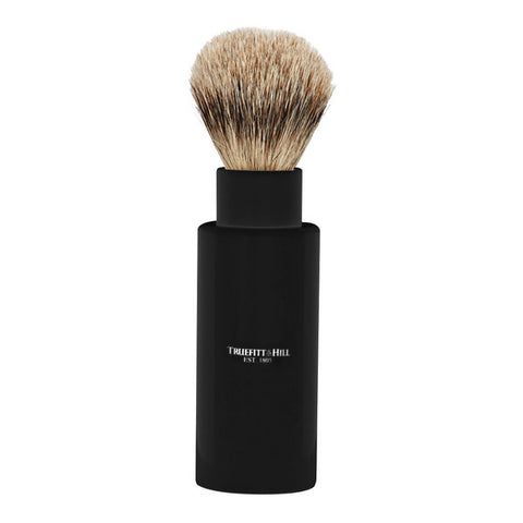 Truefitt & Hill Turnback Travel Super Badger Shaving Brush – Ebony