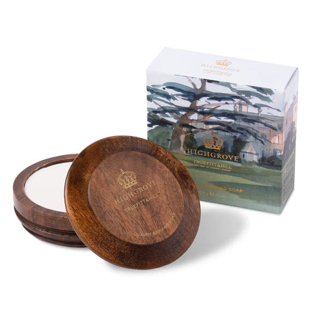 Truefitt & Hill Highgrove Luxury Shaving Soap in Wooden Bowl