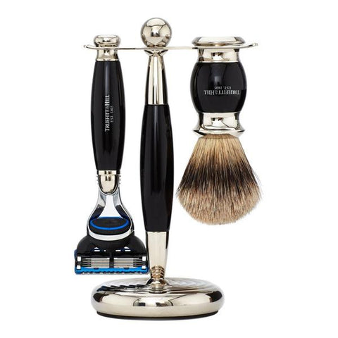 Truefitt & Hill Edwardian Collection Fusion Blade Shaving Set – Ebony