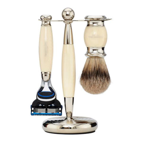 Truefitt & Hill Edwardian Fusion Blade Shaving Set – Ivory