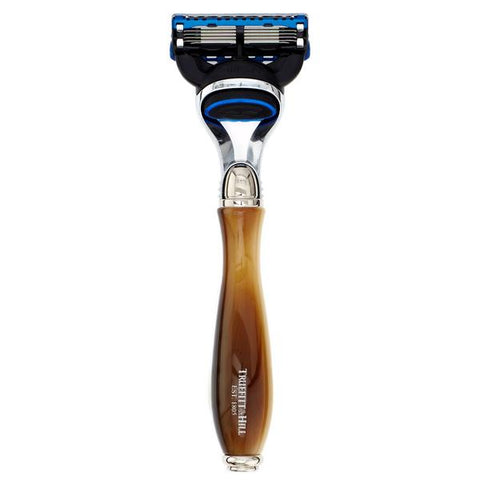 Truefitt & Hill Wellington Razor – Fusion 5 Blade – Horn