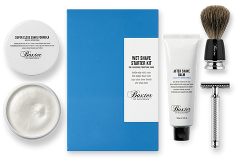Baxter of California Shaving Kit with Brush & Razor