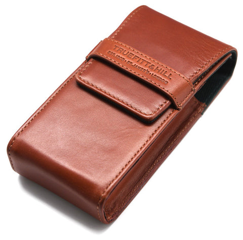 Truefitt & Hill Cologne Leather Travel Holder – Tan