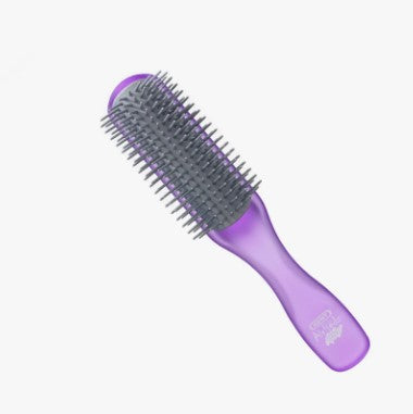 Kent AirHedz Glo Half Round Detangling Brush - Purple