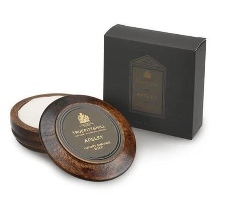 Truefitt & Hill Apsley Luxury Shaving Soap in Wooden Bowl – 99g