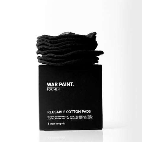 War Paint For Men Reusable Cotton Pads