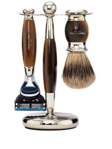 Truefitt & Hill Edwardian Collection Fusion Blade Shaving Set – Horn