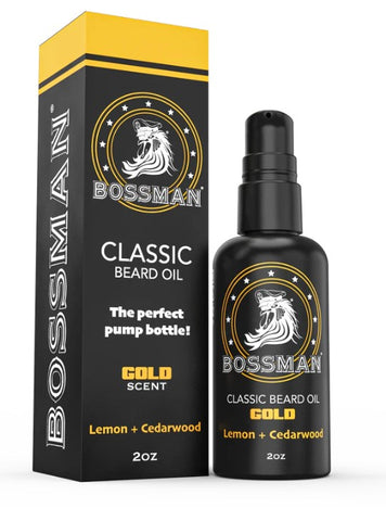 Bossman Gold Beard Oil - 2 oz