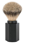 Muhle Shaving brush  silvertip badger, handle anodised aluminum, graphite