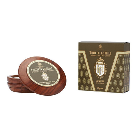 Truefitt & Hill Luxury Shaving Soap in Wooden Bowl – 99g