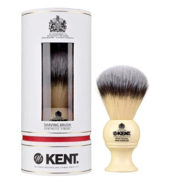 Kent Medium Synthetic Ivory White Shaving Brush