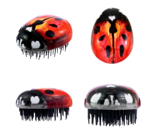 Kent Pebble Detangling Ladybug Brush