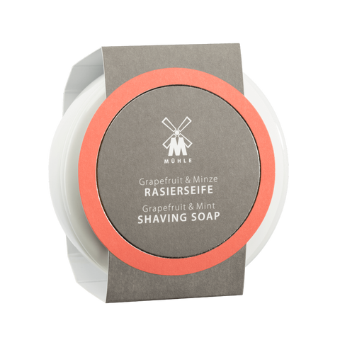 Muhle Grapefruit & Mint Shaving Soap in a Porcelain Bowl – 100g