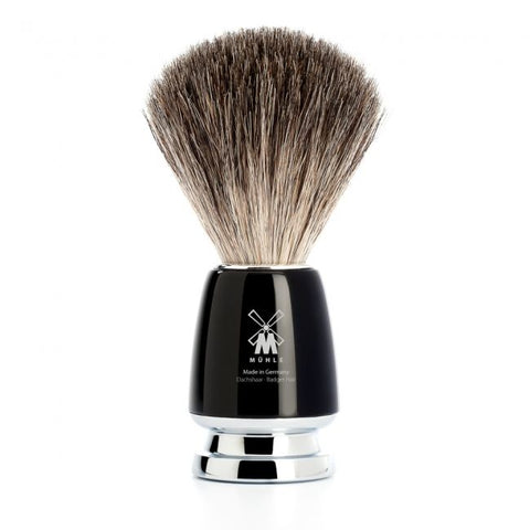 Muhle Rytmo M226 Pure Badger Hair Shaving Brush – Black