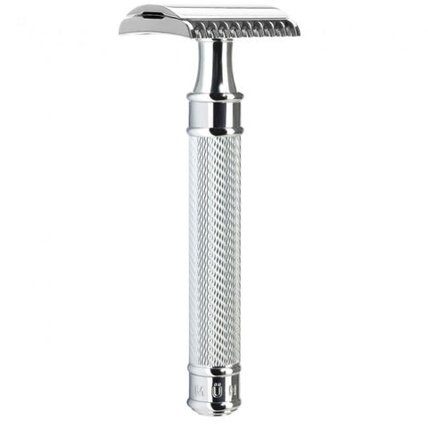 Muhle Traditional R41 Open Tooth Comb Safety Razor - Metal