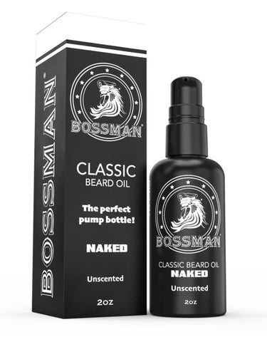 Bossman Naked Beard Oil - 2oz