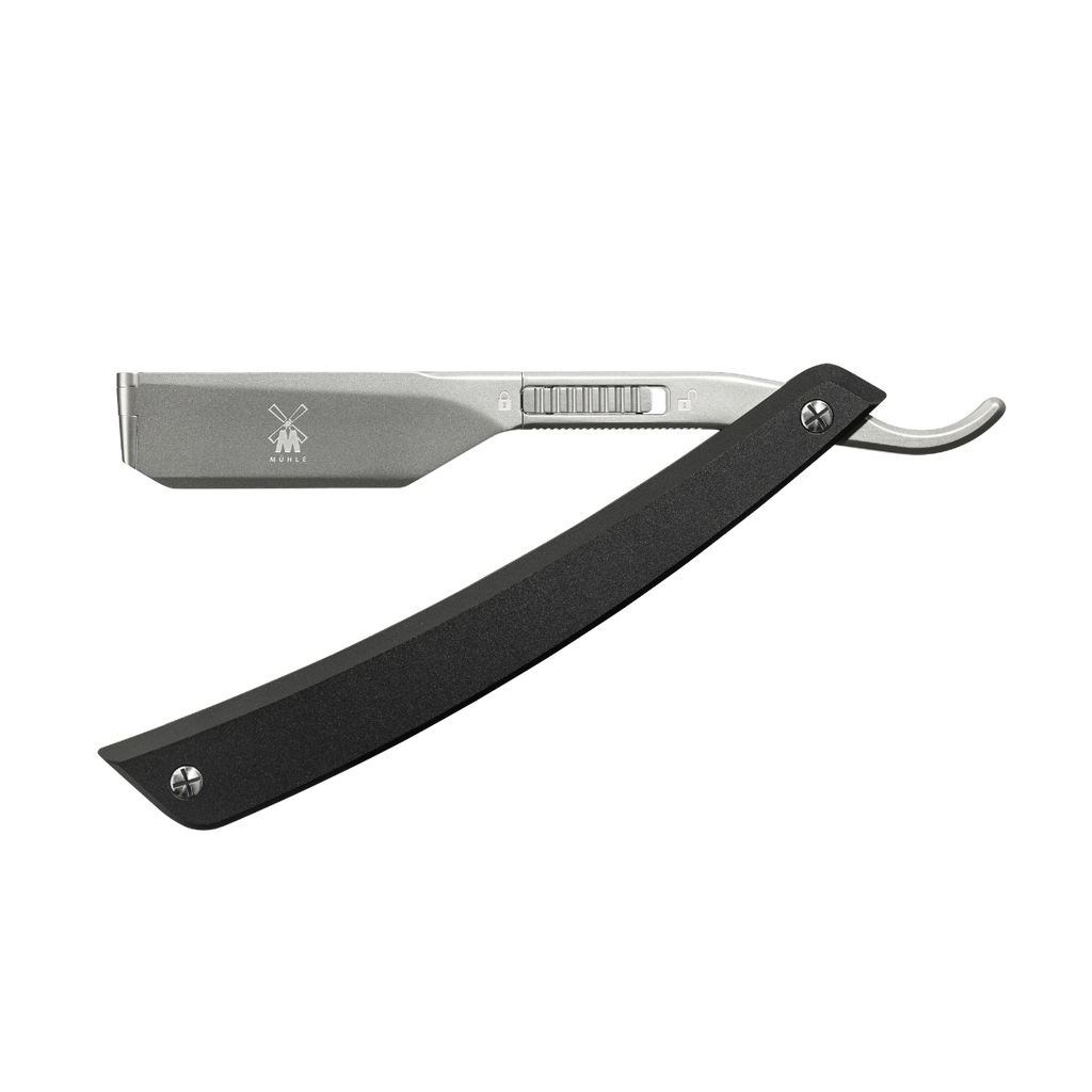 Muhle RMW6 Straight razor with changeable blade - Black | Man Perfected