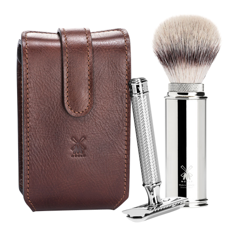 Muhle RT2 SR Muhle Travel Shaving Set - Brown