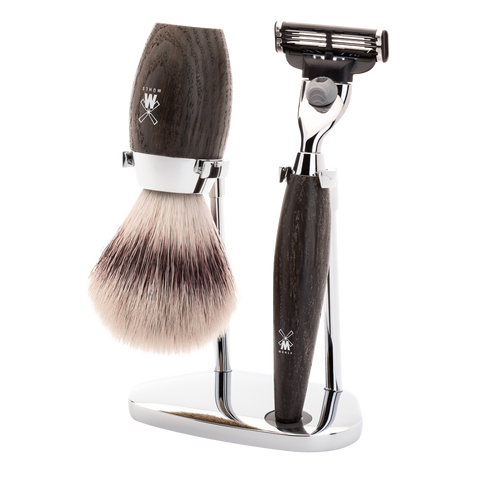 Muhle S31H873 KOSMO 3-piece Shaving Set -Bog Oak